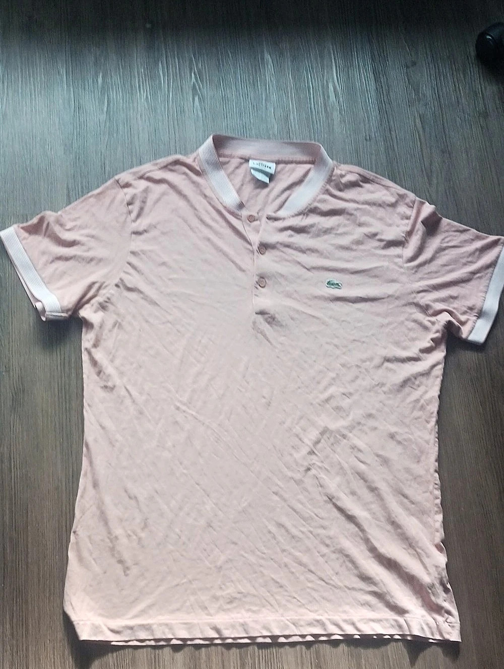 Lacoste Slim Fit Polo Shirt Short Sleeve Pink Size 8